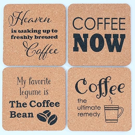 Funny Drink Coasters for Coffee