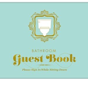Funny Knock Knock Bathroom Guest Book