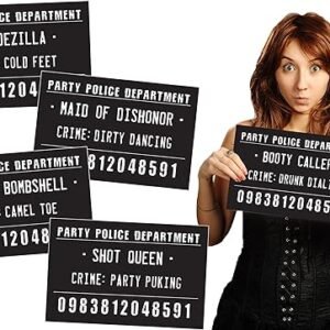Funny Mugshot Signs - Party Prop Supplies