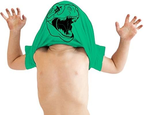 Funny Trex Flip Tee for Kids