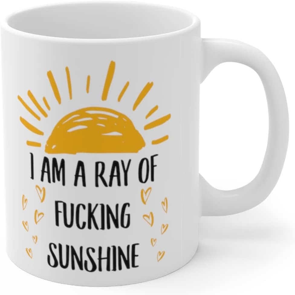 Funny Women's Coffee Mug - Ray of F*cking Sunshine