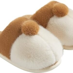 Fuzzy Corgi Slippers: Cute and Cozy
