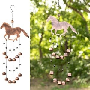 Galloping Horse Wind Chimes - Outdoor Garden Decorations