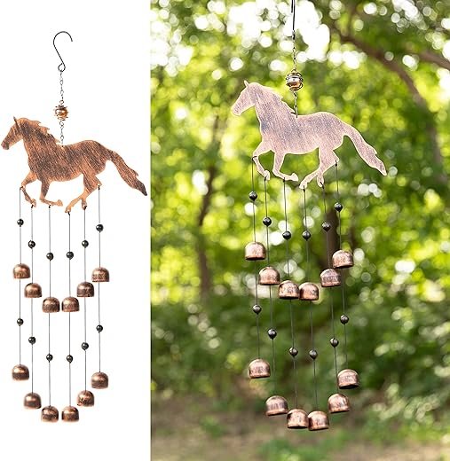 Galloping Horse Wind Chimes - Outdoor Garden Decorations