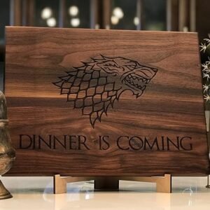 Game of Thrones Cutting Board - Personalized House Name
