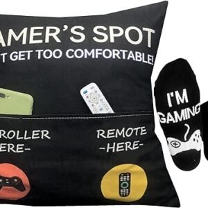 Gamer Gifts Pillow Covers + Socks