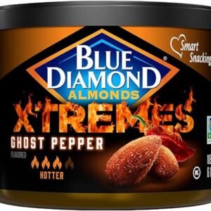 Ghost Pepper Almonds, 6 Oz Resealable Cans