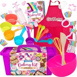 GirlZone Little Baker's Bakery Set" or "GirlZone 40pc Kids Baking Set