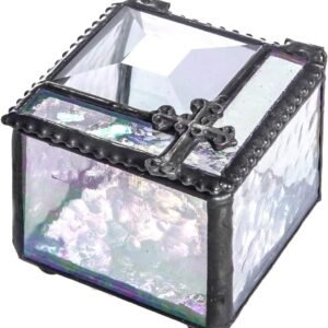 Glass Rosary Case - Religious Keepsake