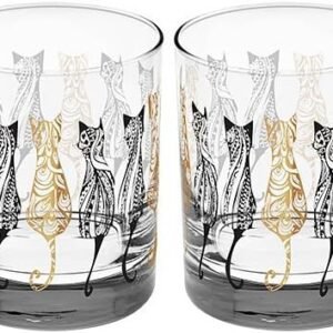 Gold Cats 22k DOF Glass Set