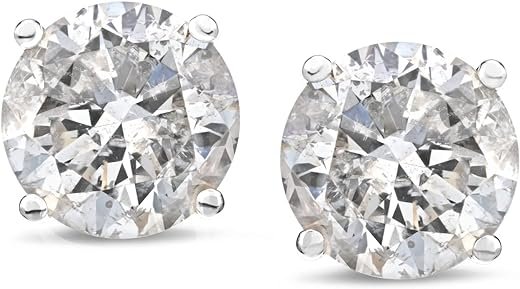 Gold Diamond Stud Earrings by Amazon Essentials