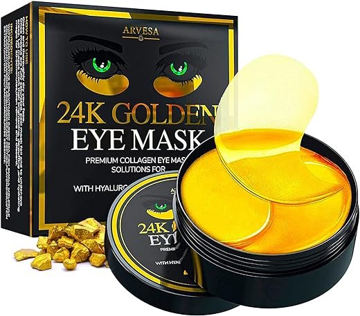 Gold Eye Mask for Dark Circles and Puffiness