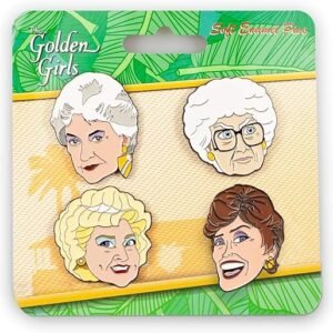 Golden Girls Collector Enamel Pin Set