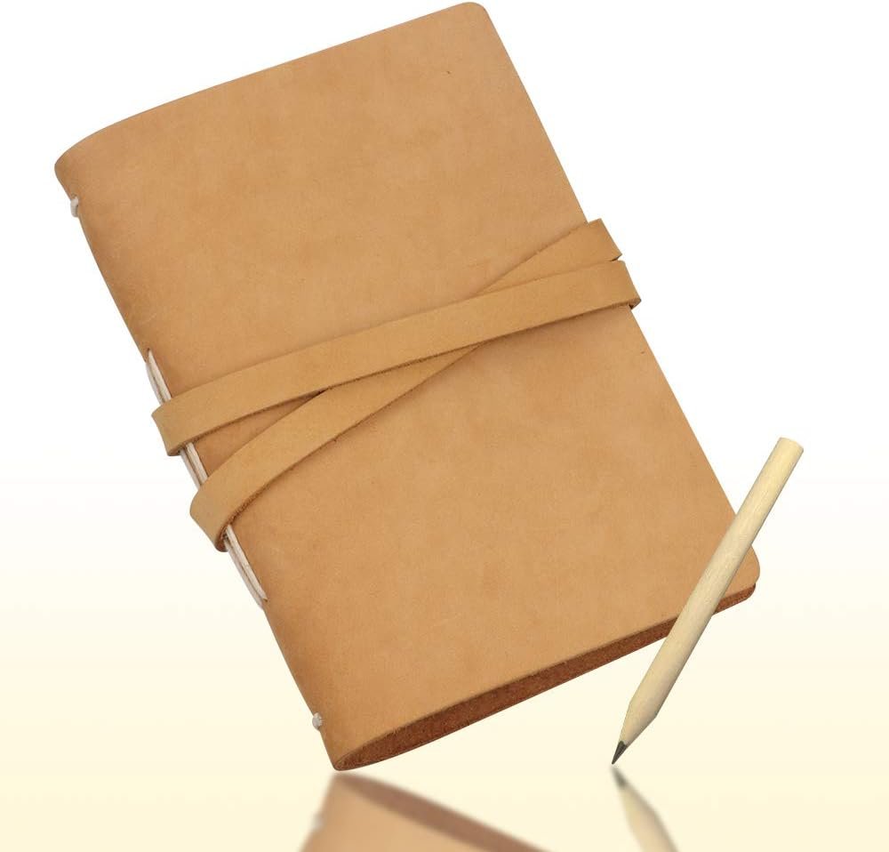 Golf Leather Scorecard Holder with Journal