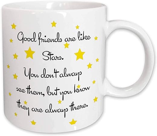Good Friends Ceramic Mug, 15-Ounce