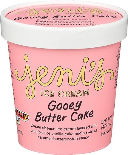 Gooey Butter Cake Ice Cream, 16 oz