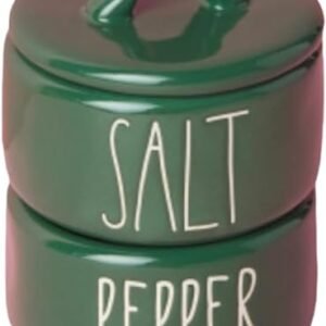 Green Ceramic Salt & Pepper Set - Limited Edition