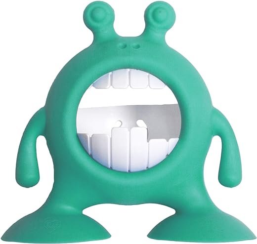 Green Toothbrush & Toothpaste Holder