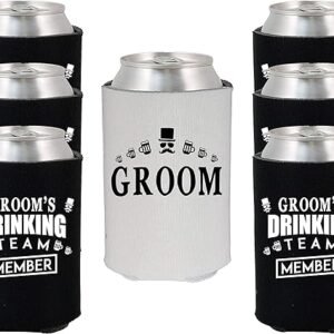 Groom's Drinking Team Can Coolie