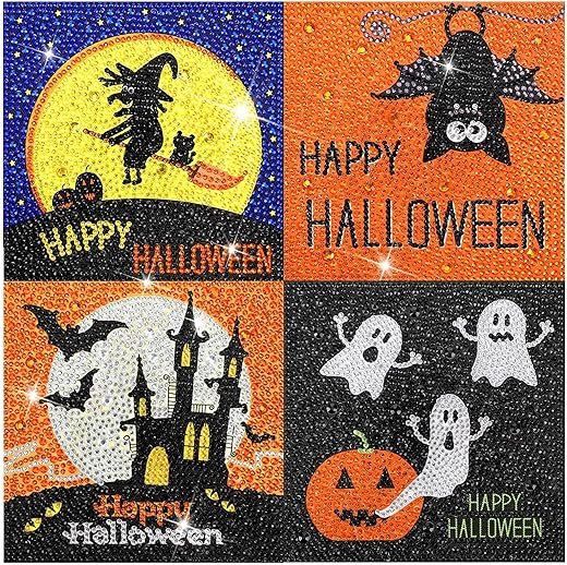 Halloween Diamond Painting Kit for Beginners