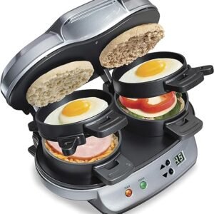 Hamilton Beach Breakfast Sandwich Maker (Silver)