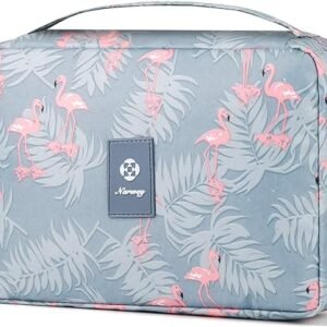 Hanging Flamingo Toiletry Bag for Women