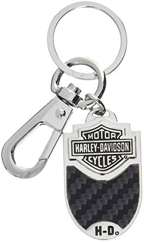 Harley-Davidson Carbon Fiber Keychain