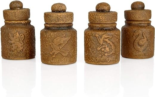 Harry Potter Ceramic Spice Jars - Hogwarts Houses Set