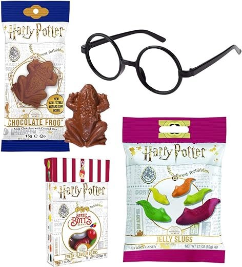 Harry Potter Jelly Candy, Beans, Frog, Glasses
