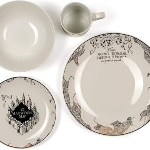Harry Potter Marauder's Map Porcelain Set