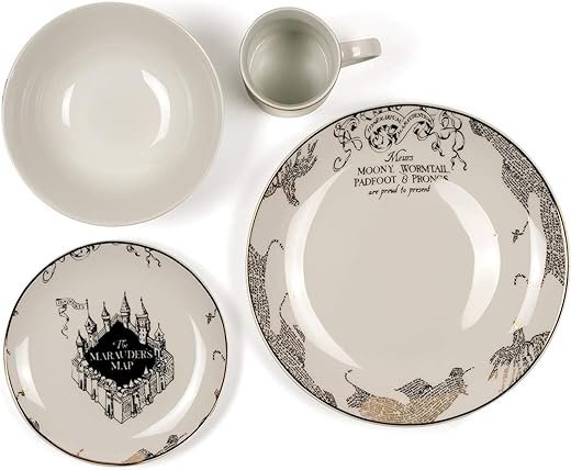 Harry Potter Marauder's Map Porcelain Set