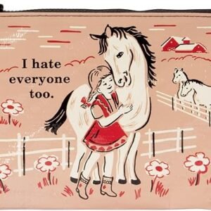 Hate Everyone Too Zipper Pouch