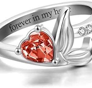 Heart Birthstone Ring: Personalized & Meaningful