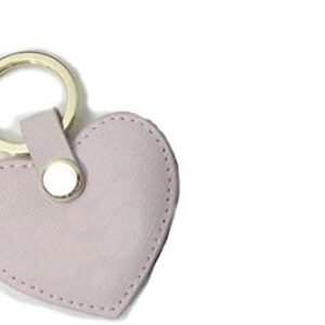 Heart-shaped Leather Keychain Holder