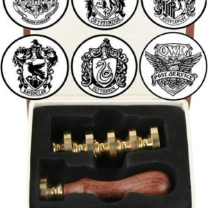 Hogwarts Seal Stamp Set with 6 Copper Seals