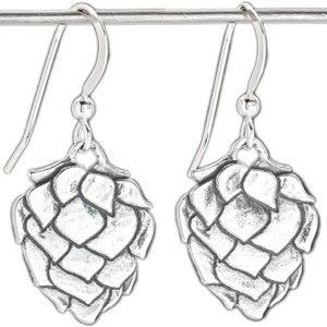 Hop Flower Earrings - Beer Lover's Gift