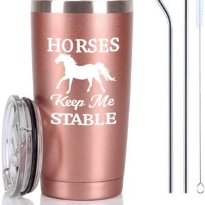 Horse Lover's Insulated Travel Tumbler
