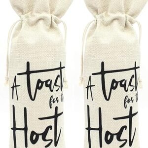 Hostess Wine Bottle Bags - Set of 2