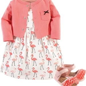 Hudson Baby Girls Dress Set