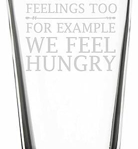 Hungry Pint Glass - Men's Funny Gift
