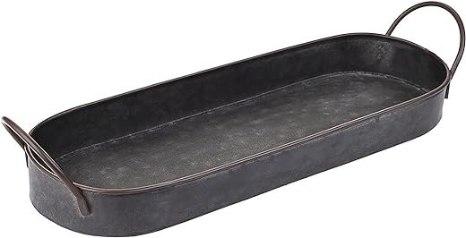 Industrial Style Metal Serving Tray
