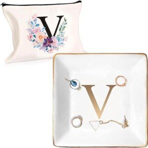 Initial Jewelry Tray - Personalized Ring Dish