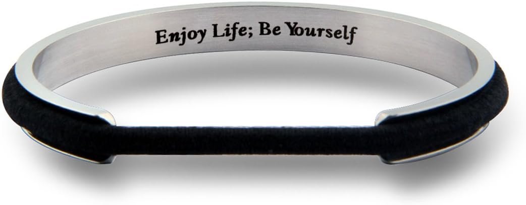 Inspirational Hair Tie Bracelet for Women