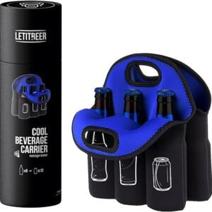 Insulated Beer Bottle Holder - 6 Pack