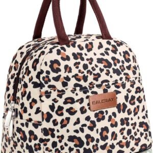 Insulated Lunch Bag for Adults (Leopard)