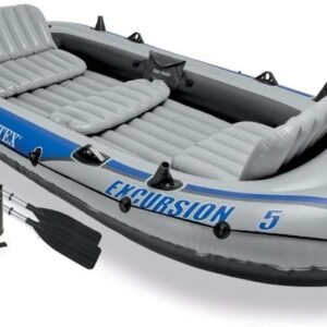 INTEX Excursion Inflatable Boat: Deluxe Set