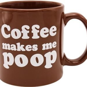 Island Dogs Poop Coffee Mug, 22 oz