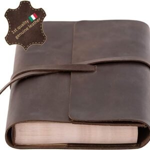 Italian Leather Journal - Vintage Sketchbook