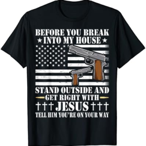 Jesus Gift Gun Owner Lover Tee