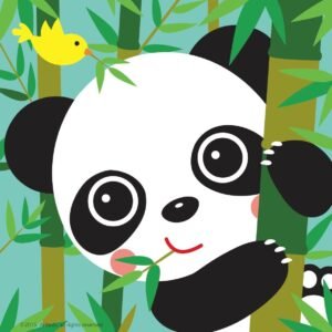Kids' DIY Oil Painting Kit - Baby Panda